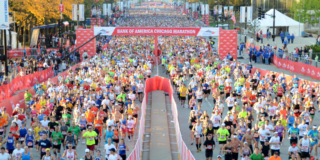 Inscrição recorde para o sorteio da Maratona de Chicago 2024 PFC